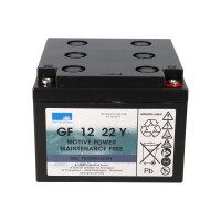 Exide Sonnenschein GF 12 022 Y T 12V 22,2Ah dryfit Gel Trakt