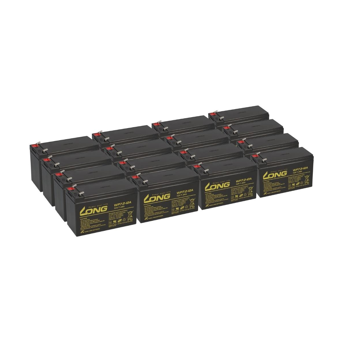 Ersatzakku- Satz für AdPos Mini 5000 12V 7,2Ah KuLo 16x