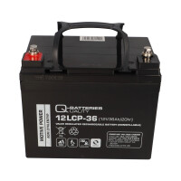 Q-Batteries 12LCP-36 12 V 36 Ah AGM Deep-Cycle-Akku 5