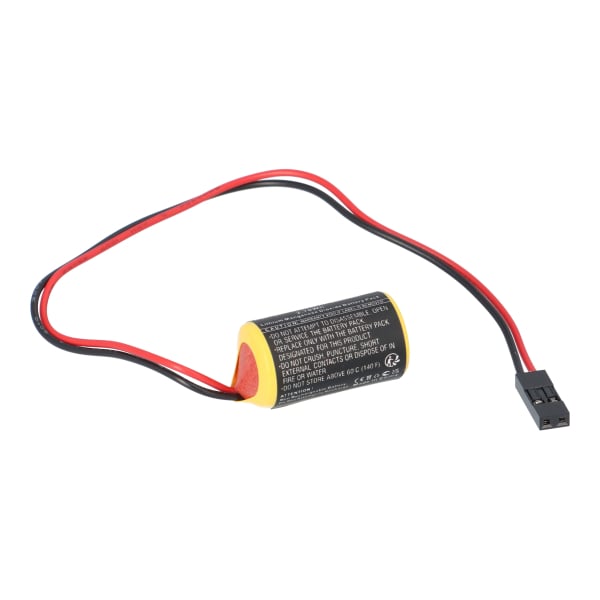 Lithium 3V Batterie CR1/2AA 2‑poliger Dupont‑Stecker im 2,54‑mm Raster Siemens 575332TA