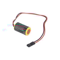 Lithium 3V Batterie CR1/2AA 2‑poliger Dupont‑Stecker im 2,54