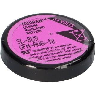 Tadiran Lithium 3,6V Batterie SL 889/P 1/10 D - Zelle = TL-5134 LiSOCl2