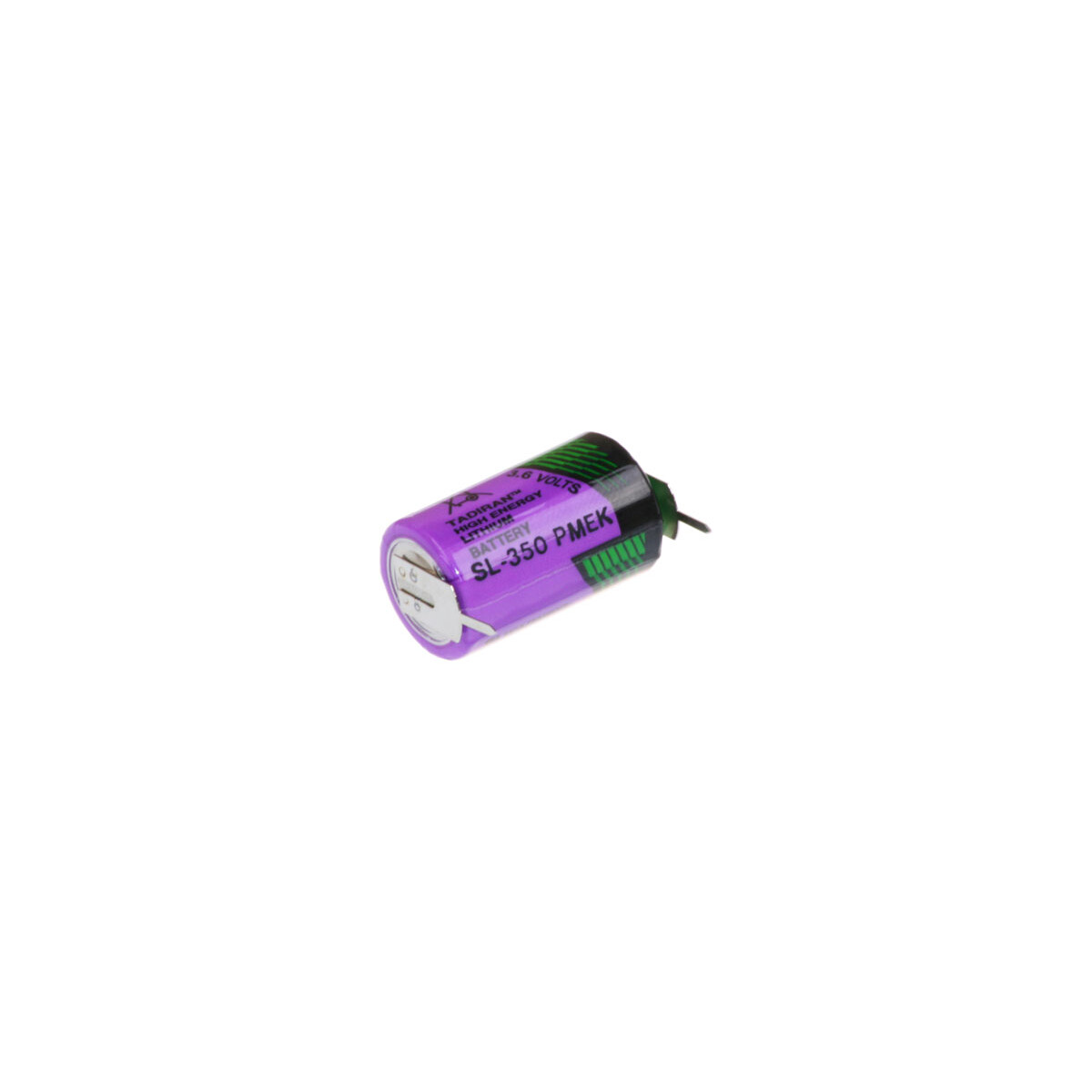 Tadiran SL-350/PR 3,6V 1,2Ah 1/2AA Li-SOCl₂ – 2 Printpins +/-