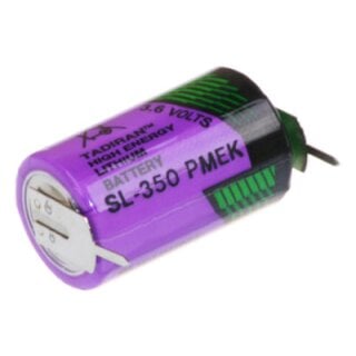 Tadiran Lithium 3,6V Batterie SL 350/PR 1/2AA - Zelle 1/1 pin +/-