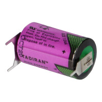 Tadiran SL-350/PT 3,6V 1,2Ah 1/2AA Li-SOCl₂ – 3 Printp