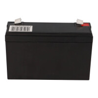 Q-Batteries 6LS-12 6 V 12 Ah AGM Bleiakku VdS G112001 6