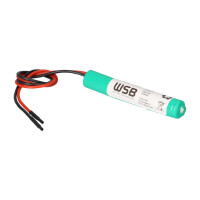 Notleuchtenakku 3,6V 750mAh NiMH 2/3 AA – 30 cm Kabel 