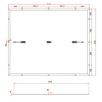 Offgridtec Balkon-Solarmodulset 2x 200W mit 22,7% Wirkungsgr