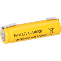 Mexcel Akku AA 1,2V 800mAh NS80AAI LFU & gallery