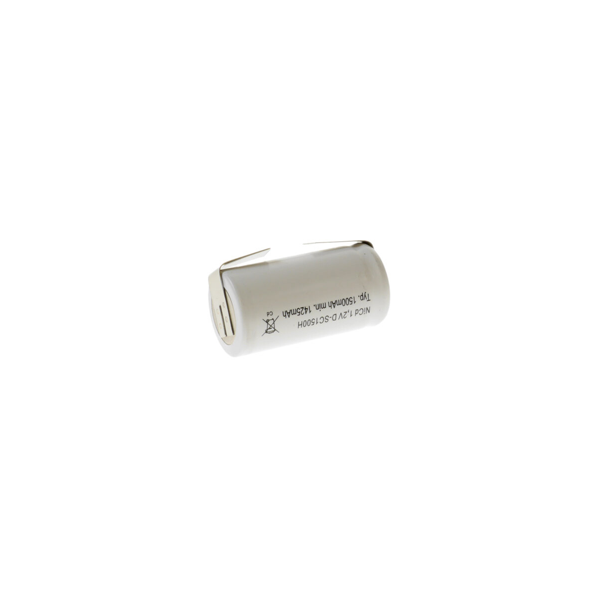 Mexcel NS1500SCH NiCd-Akku Sub-C 1,2V 1500mAh – U-Lötfahne