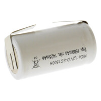 Mexcel Akku Sub-C 1,2V 1500mAh NS1500SCH gallery