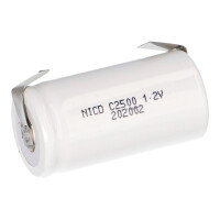 Mexcel Akku C 1,2V  2500mAh Ni-Cd LF-U H gallery