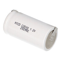 Mexcel Akku C 1,2V 2500mAh NiCd LF-U Hochtemperatur 6