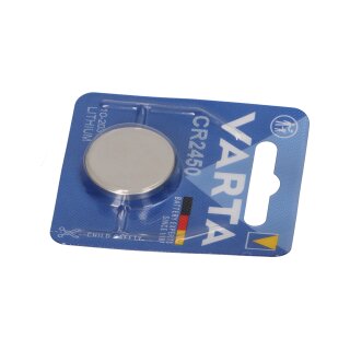 VARTA Batterien Knopfzelle CR2450, 2 Stück, Lithium Coin, 3V