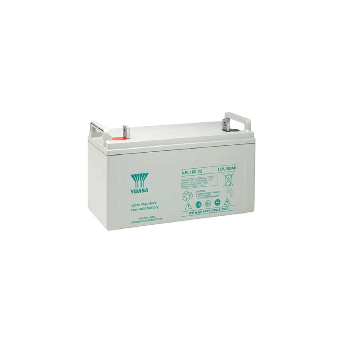 Yuasa Blei-Akku NPL100-12 Pb 12V / 100Ah 10-12 Jahresbatterie, M10