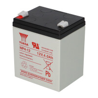Yuasa NP4-12 AGM-Bleiakku 12V 4Ah – Faston F1 4,8 mm 7