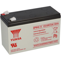 Yuasa Blei-Akku NPW45-12 Pb 12V / 8,5Ah Hochstrom, Faston 6,