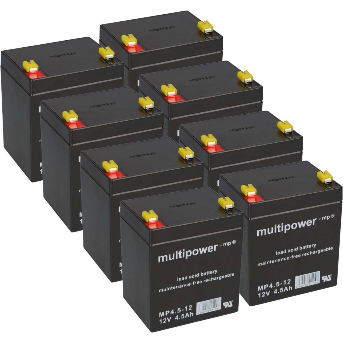 Ersatzakku für DELL DLA2200RMI2U Markenakku 8 x 12v 4,5Ah AGM MP
