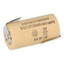 12x XCell Sub-C Hochleistungsakku mit Z- Lötfahne - 1,2V 1500 mAh Ni-CD