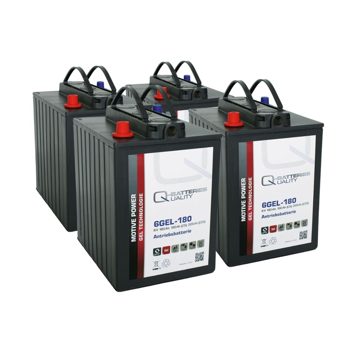 Ersatzakku 24V 180Ah Gel Batterien Columbus Reinigungsmaschinen QB
