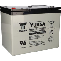 Yuasa Blei-Akku REC80-12I Pb 12V / 80Ah Zyklenfest, M6...
