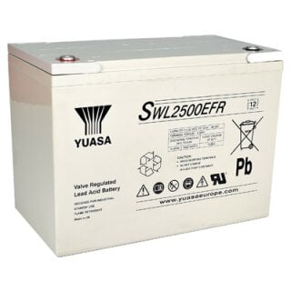 Yuasa Blei-Akku SWL2500EFR Pb 12V / 93,6Ah - Flame Retardant 10-12 Jahresbatterie, M6 innen