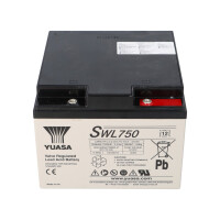 Yuasa SWL750 High-Rate Longlife AGM-Bleiakku 12V 25Ah 2
