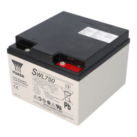 Yuasa SWL750 High-Rate Longlife AGM-Bleiakku 12V 25Ah 6