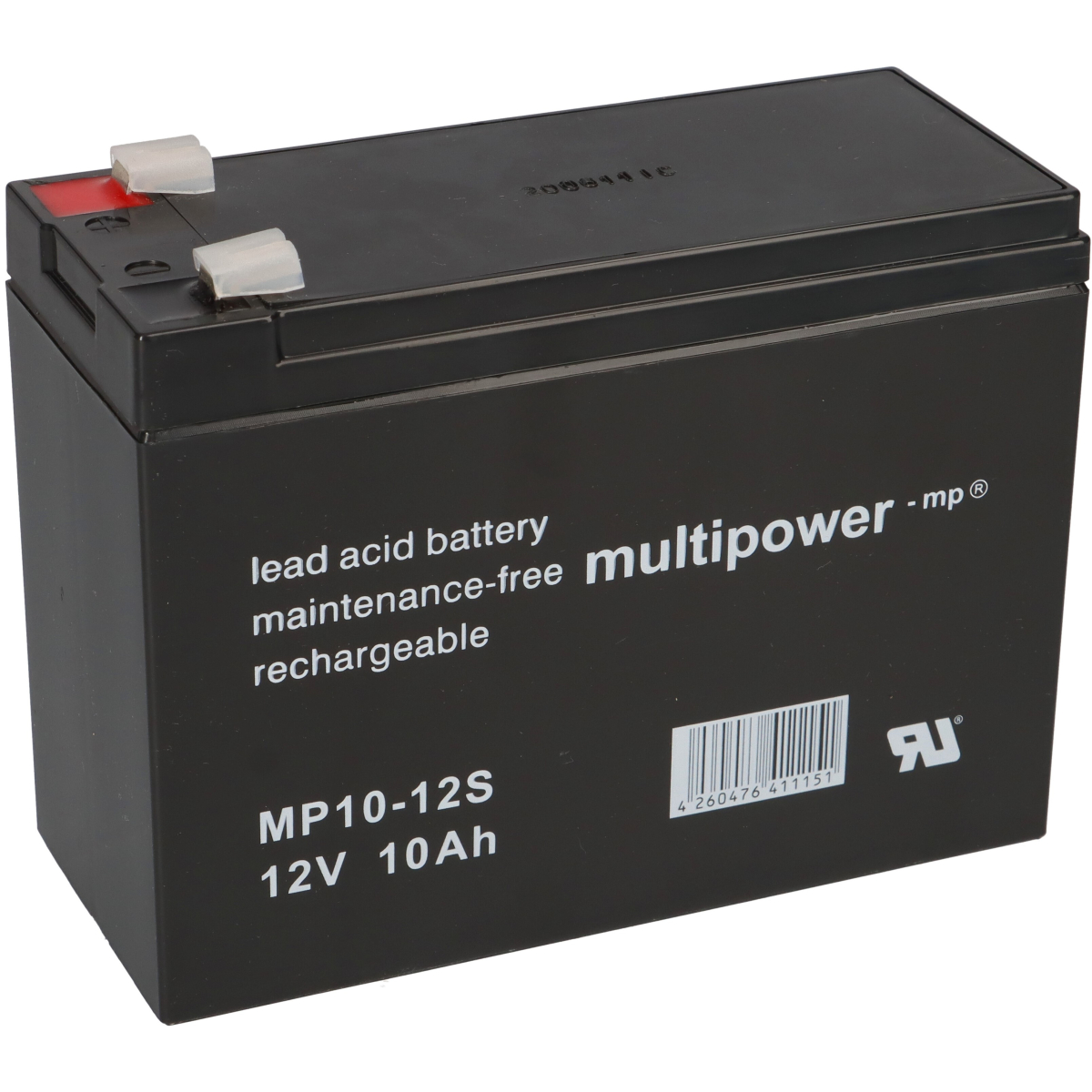 Multipower Blei-Akku MP10-12S Pb 12V / 10Ah Faston 4,8