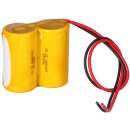 Akkupack 2,4V 4500mAh 4,5Ah für Notlicht...