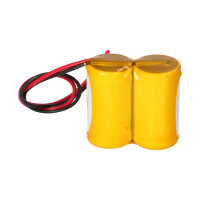Notleuchten-Akku 2,4V 4,5Ah NiCd F1x2 D-Zellen mit Kabel 4