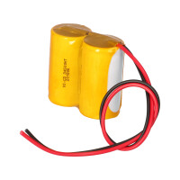 Notleuchten-Akku 2,4V 4,5Ah NiCd F1x2 D-Zellen mit Kabel 6