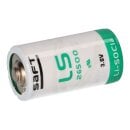 2x Saft Lithium 3,6V Batterie LS 26500 C  Baby - Zelle