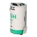 Saft Lithium 3,6V Batterie LSH 20 D - Zelle mit Z-Lötfahne