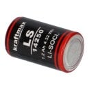 10x Kraftmax Lithium 3,6V Batterie LS14250 1/2 AA - Zelle