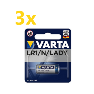 3x Varta Professional Electronics 4001 Lady Batterie 1er Blister