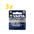 3x Varta Professional Electronics 4001 Lady Batterie 1er...