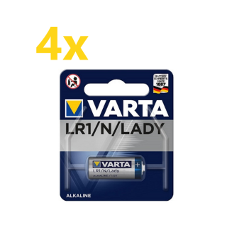 4x Varta Professional Electronics 4001 Lady Batterie 1er Blister