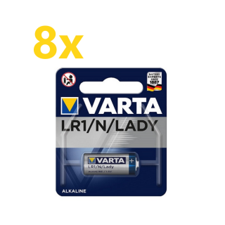 8x Varta Professional Electronics 4001 Lady Batterie 1er Blister