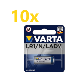 10x Varta Professional Electronics 4001 Lady Batterie 1er Blister