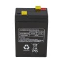 Amazon Multipower Blei-Akku MP4,5-6 Pb 6V 4,5Ah Faston 4,8