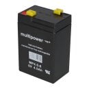 Amazon Multipower Blei-Akku MP4,5-6 Pb 6V 4,5Ah Faston 4,8