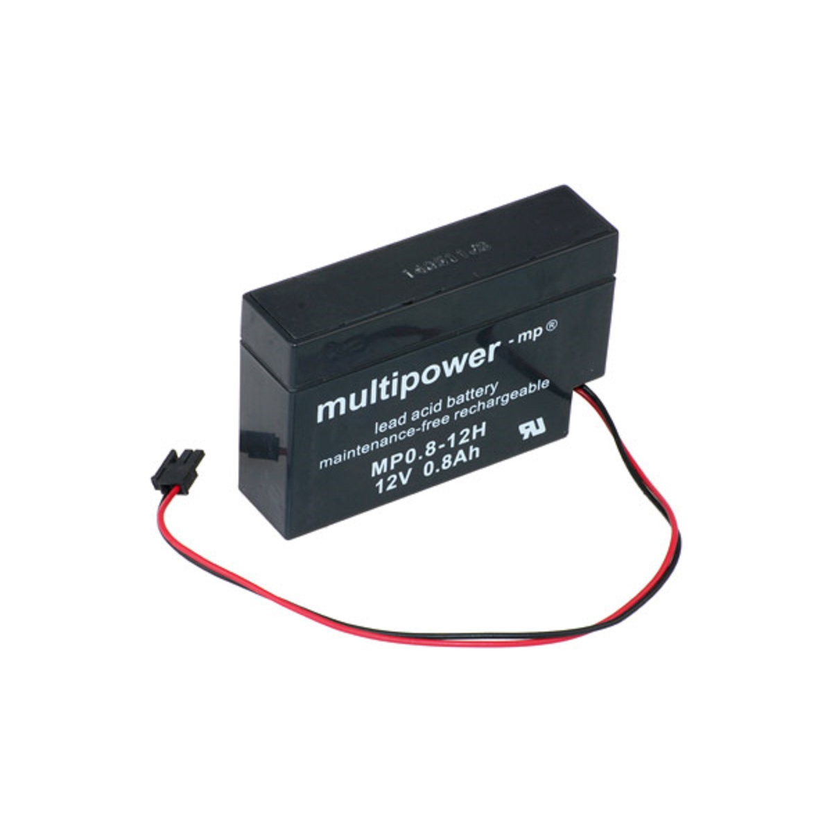 Amazon Multipower Blei-Akku MP0,8-12H Pb 12V 0,8Ah Heim und Haus Stecker