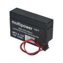 Amazon Multipower Blei-Akku MP0,8-12H Pb 12V 0,8Ah Heim und Haus Stecker