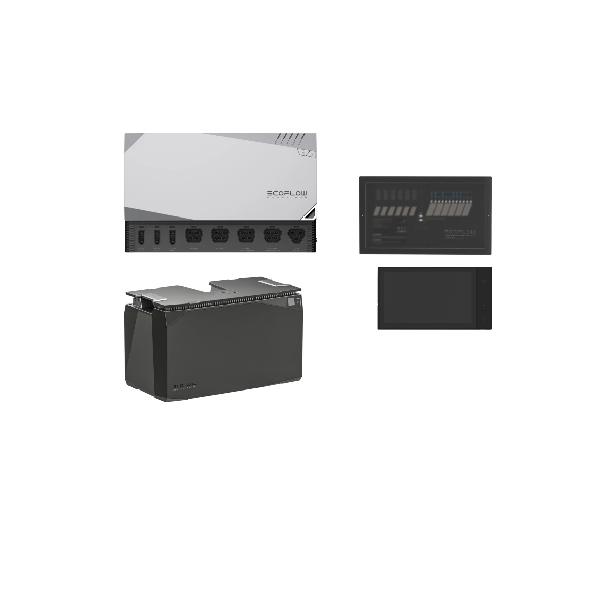 EcoFlow Power Hub 5 kVA Set mit 5 kWh LFP-Speicher – 48V Power Kit | 0 % USt. nach § 12 Abs. 3 UStG