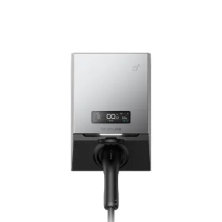 EcoFlow PowerPulse 2 EV-Charger 11 kW an der Wand montiert