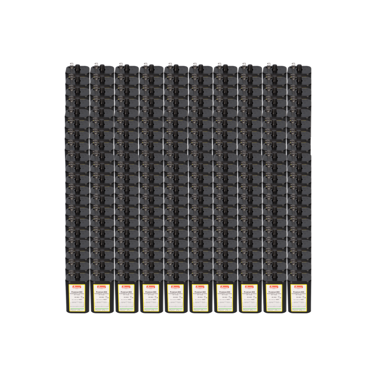Nissen 4R25 Premium 800 6V 7–9Ah Trockenbatterie 200er-Set