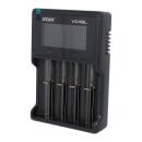 XTAR VC4SL Ladegerät – Intelligentes Schnellladegerät für Li-Ion & NiMH