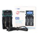 XTAR X2 Ladegerät mit LCD-Anzeige