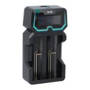 XTAR X2 Ladegerät – Schnellladegerät mit LCD für Li-Ion & NiMH
